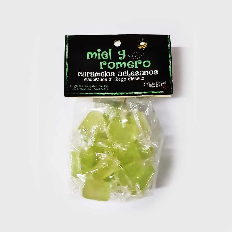 Caramelos Artesanos de Miel y Romero