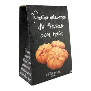 Pastas Artesanas de Fresas con Nata