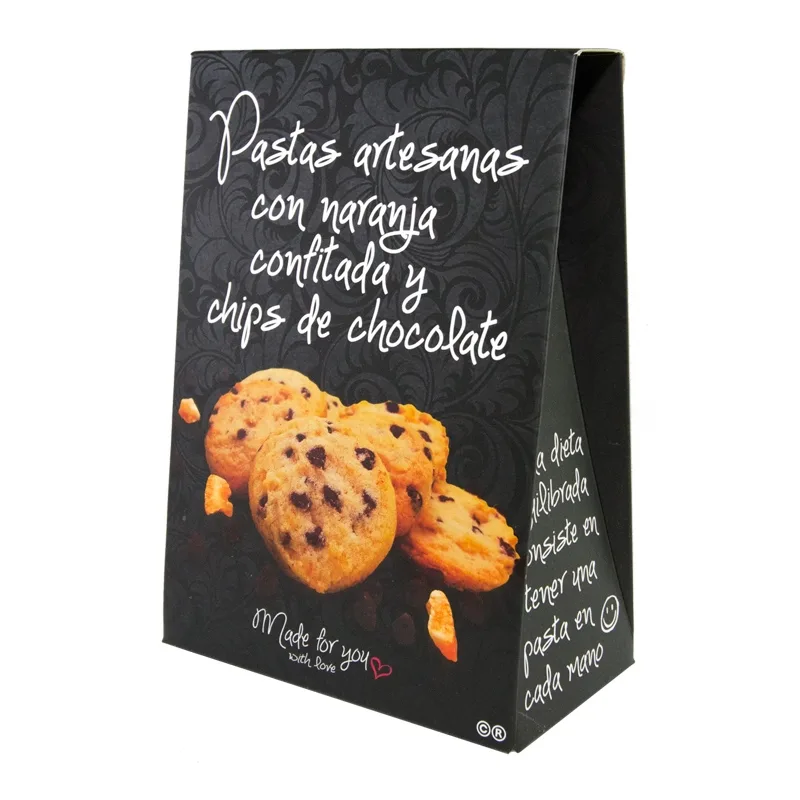 Pastas Artesanas con Naranja Confitada y Chips de Chocolate