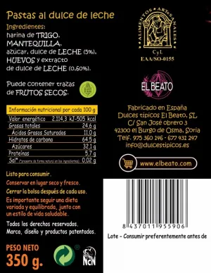 Gamusinos de Dulce de Leche