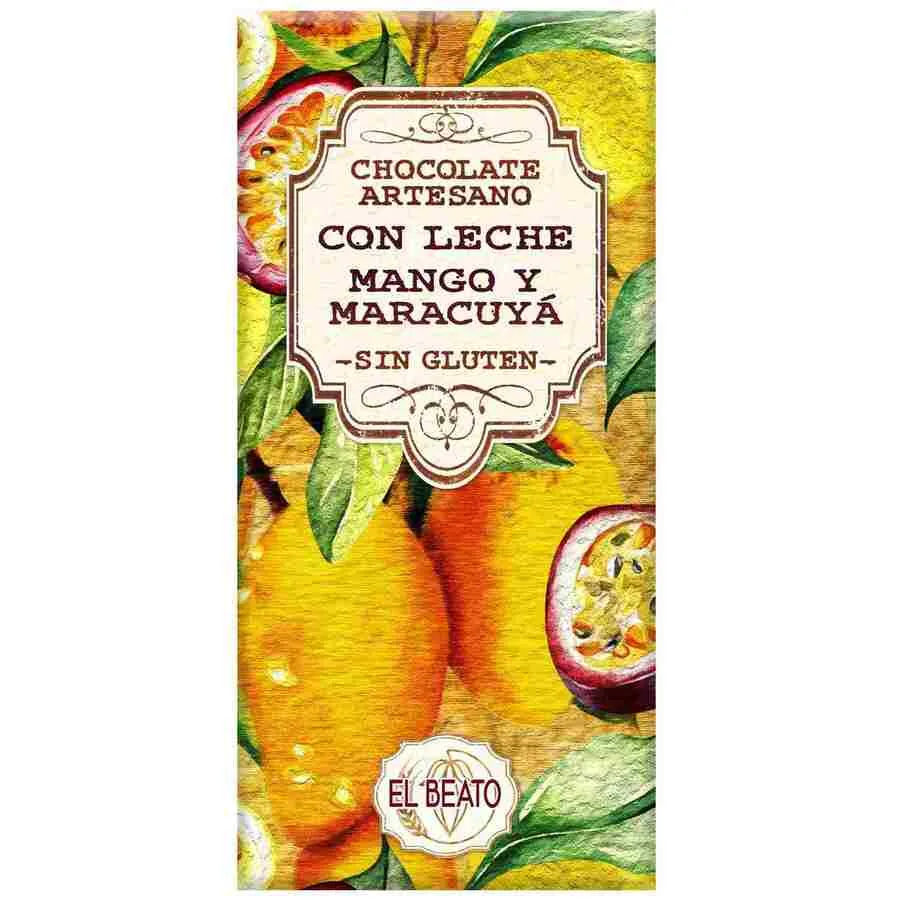 Chocolate artesano con Leche, Mango y Maracuyá