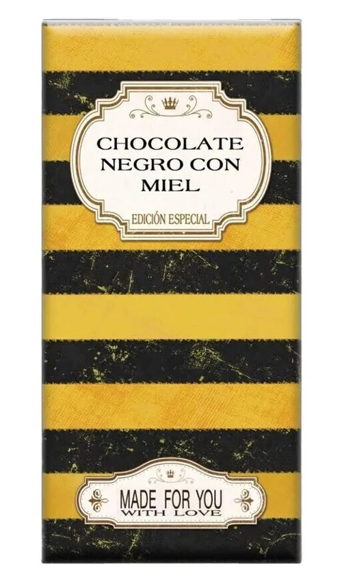Chocolate artesano Negro 72% con Miel