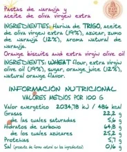 Pastas Veganas de Naranja con AOVE 300 g