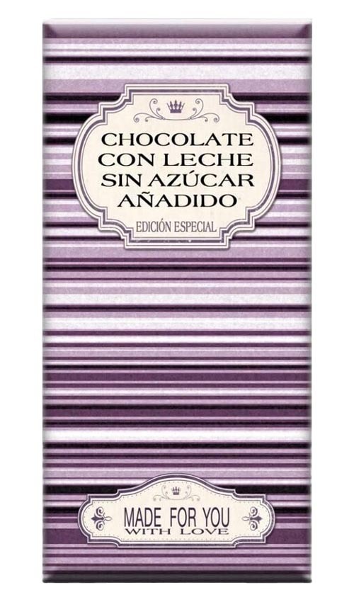 Chocolate artesano Leche Sin AzÃºcar