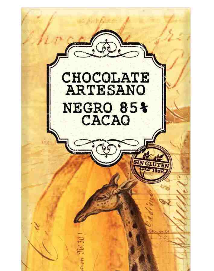 Tabletón Chocolate Negro 85% 400g
