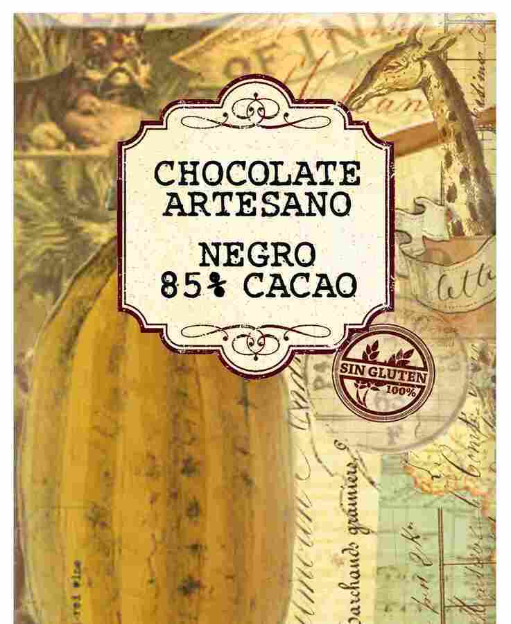 Tabletón Chocolate Negro 85% 800g