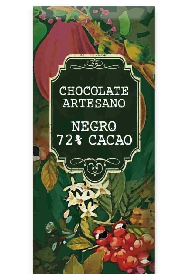 Lingote 250g chocolate negro 72%