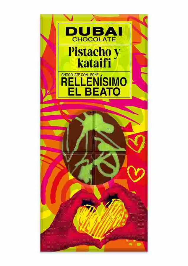 Chocolate Dubai de Pistacho y Kataifi de El Beato 400g