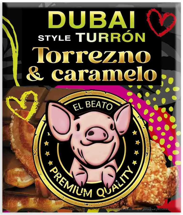 TURRÓN Dubái de Torrezno y caramelo El Beato 200g