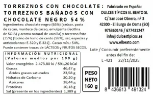 Torreznos con chocolate