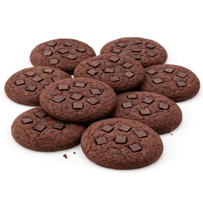 PACK 10 supercookies sin gluten de chocolate con chips