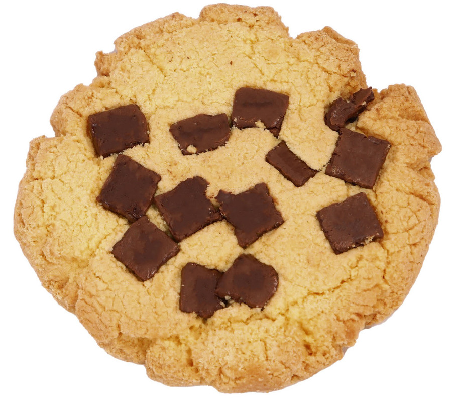 PACK 10 pastas indv. sin gluten con chips de chocolate