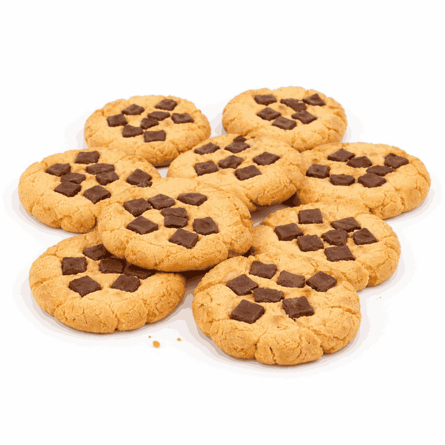 PACK 10 supercookies sin gluten con chips de chocolate