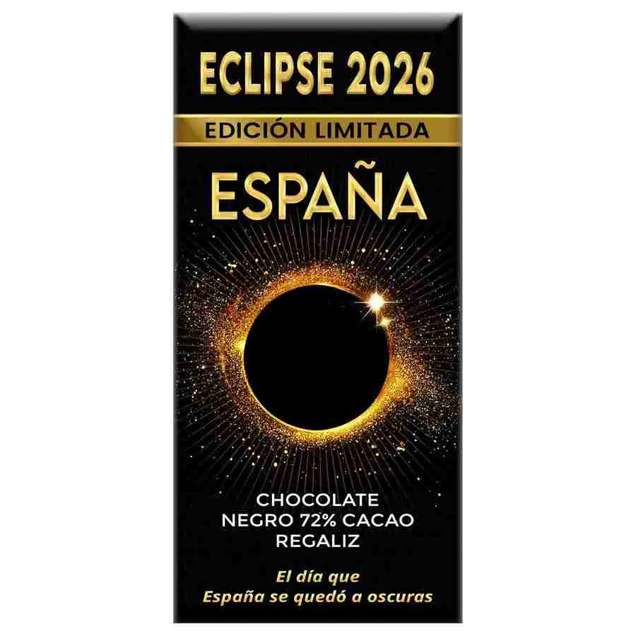 ECLIPSE: Chocolate negro 72% con regaliz