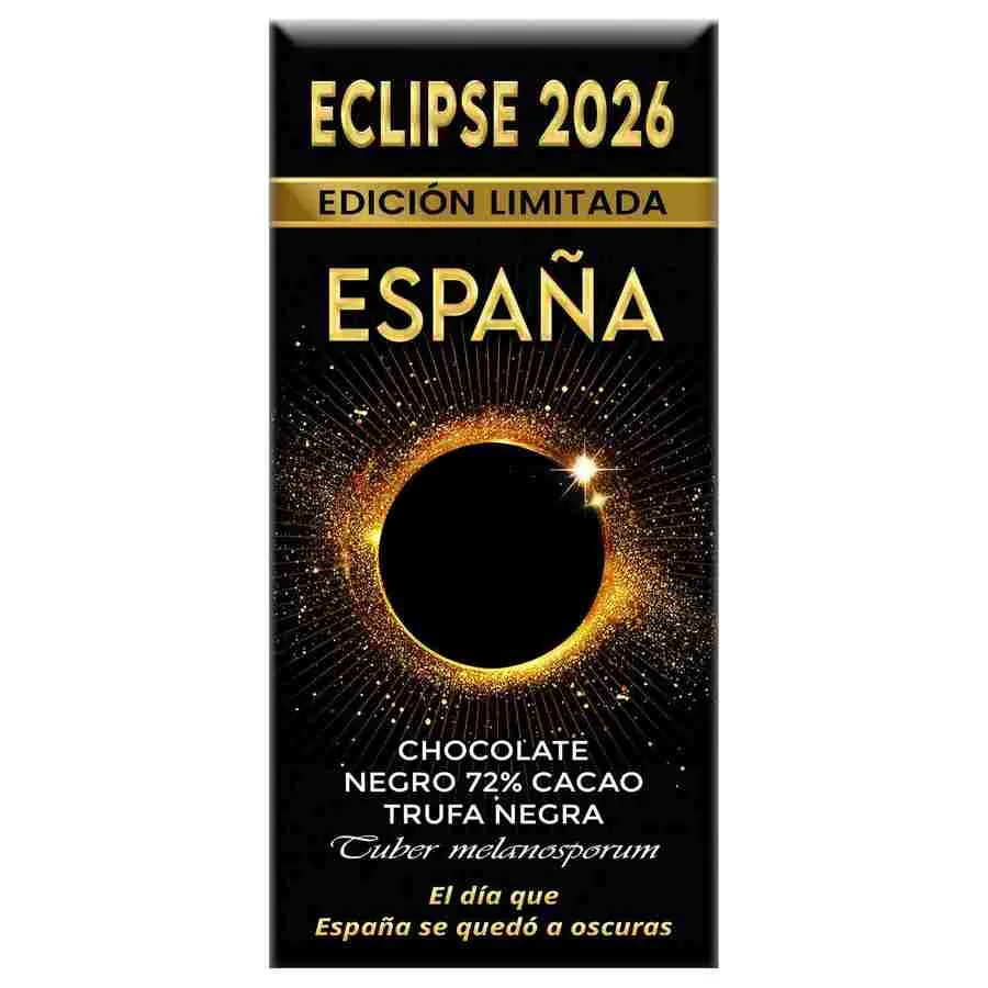ECLIPSE: Chocolate negro 72% con Trufa negra