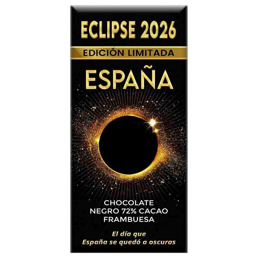 ECLIPSE: Chocolate negro 72% con frambuesa