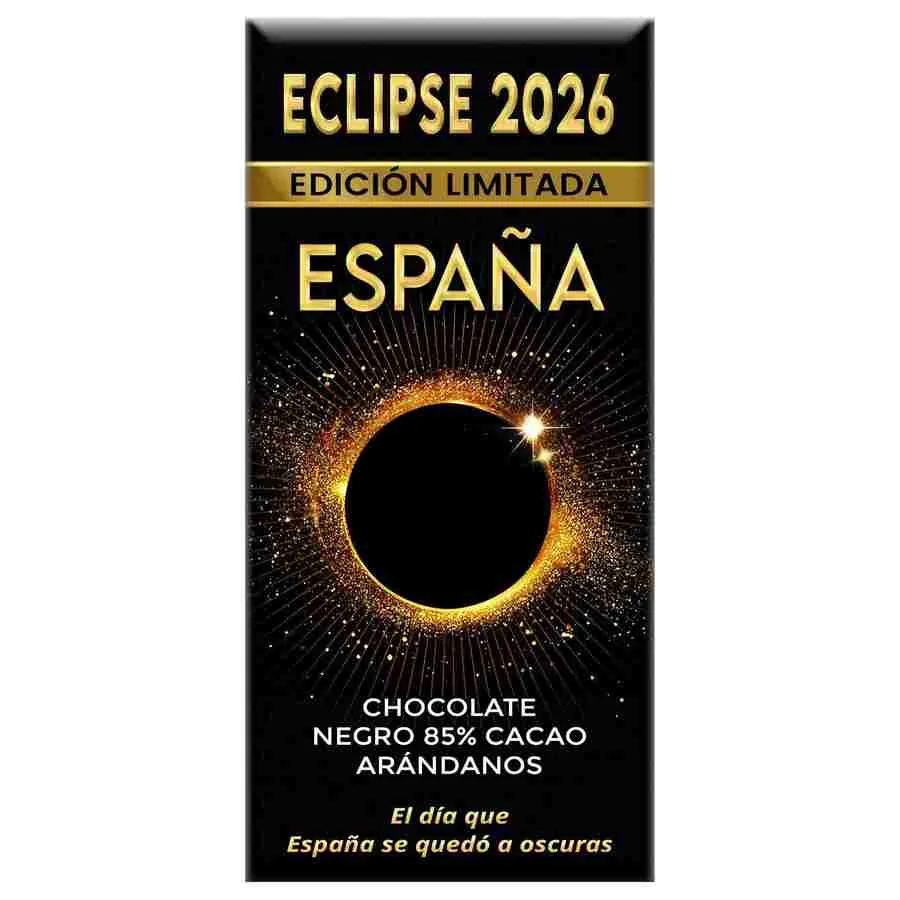 ECLIPSE: Chocolate negro 85% con arándanos