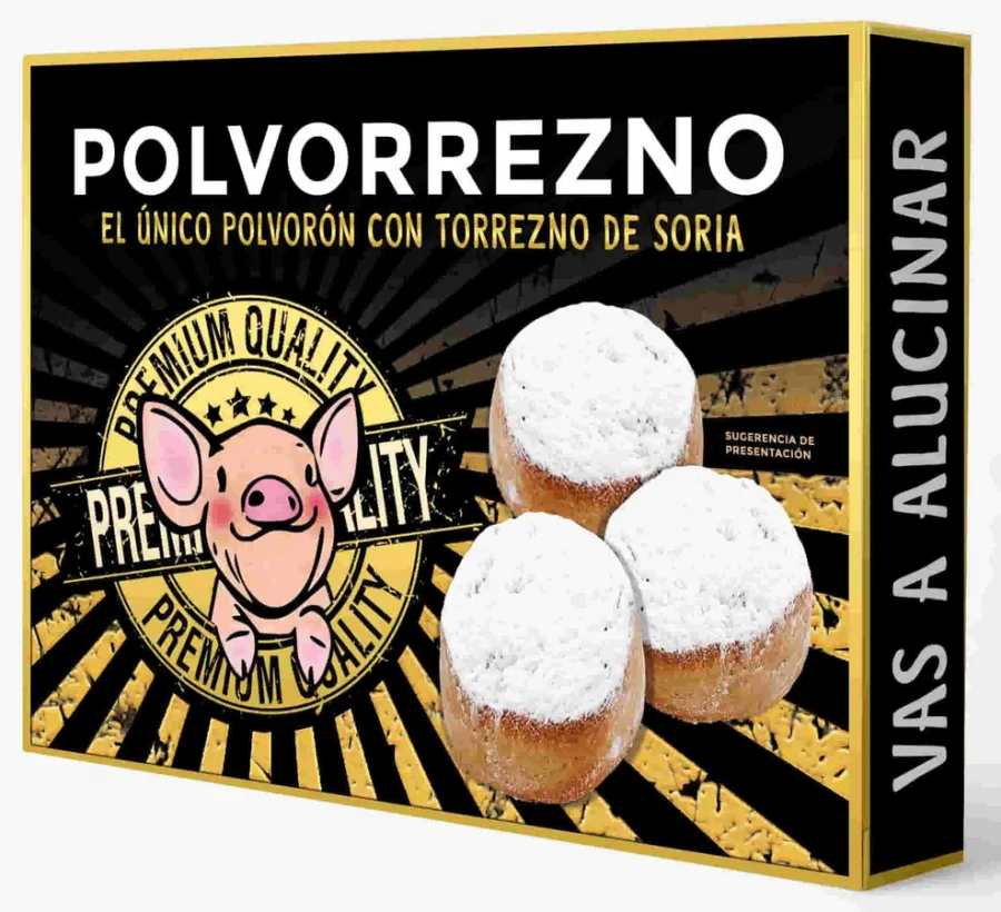 POLVORREZNOS - polvorón con Torrezno